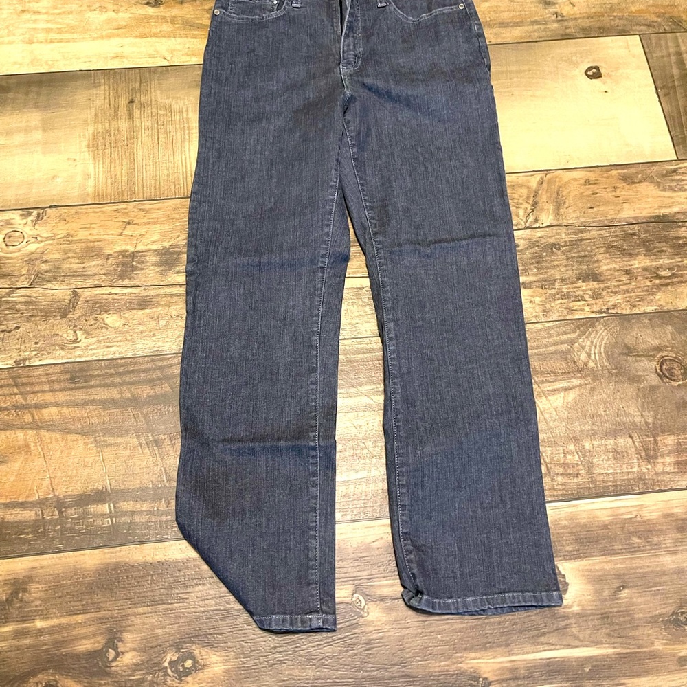 Lee Classic Fit At Waist Size 8 Petite Grey Denim Jeans